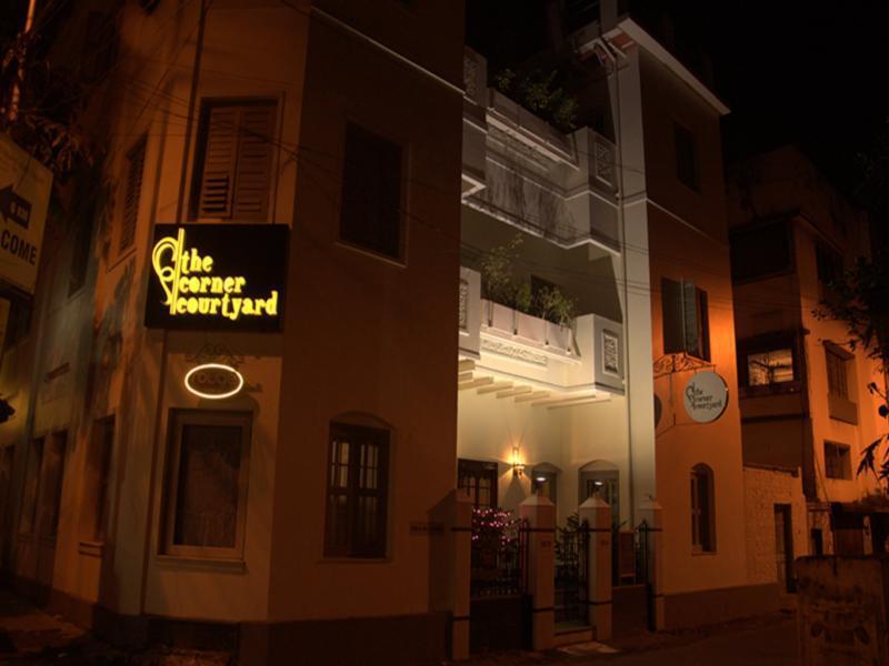 Hotel The Corner Courtyard Kalkutta Exterior foto